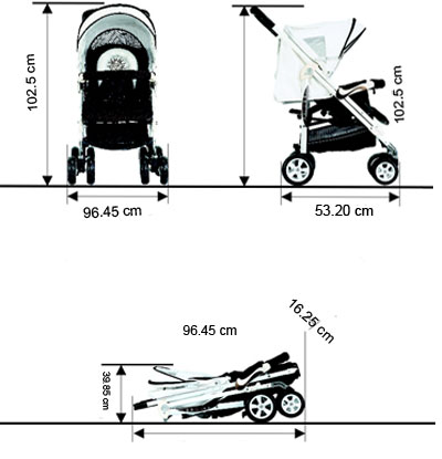 Zooper dečija kolica  Bolero BU806A - pogled 5