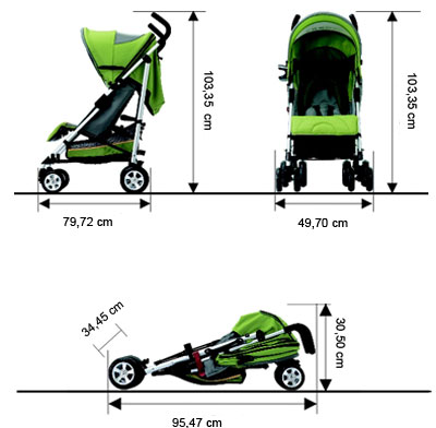 Zooper dečija kolica Twist BU820Q - pogled 5
