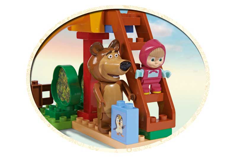 Play Big Kocke Maša i Medved - Bazen i tobogan SB57094 - pogled 5