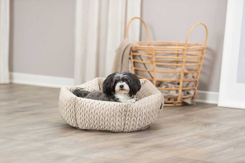 Okrugli krevet za male pse 50cm Livia sand Trixie 37307 - pogled 5