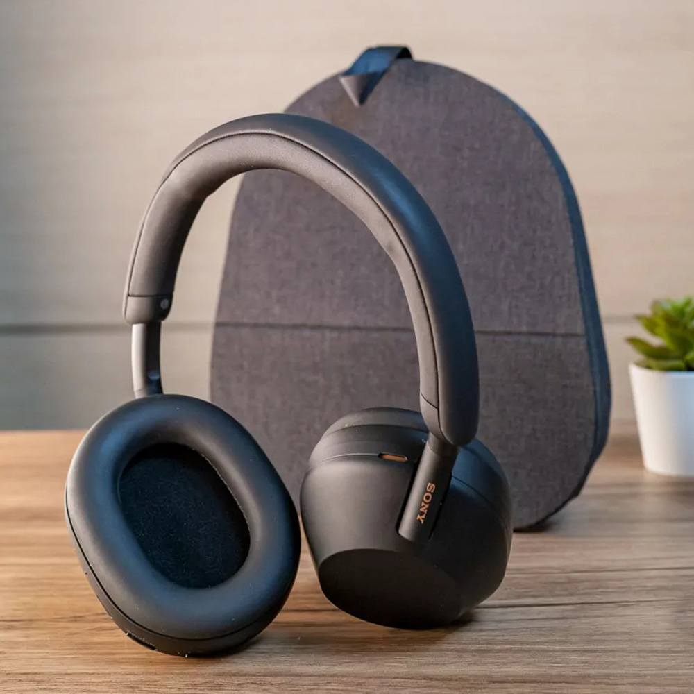 Bežične slušalice sa funkcijom potiskivanja buke Sony WH-1000XM5B - pogled 5