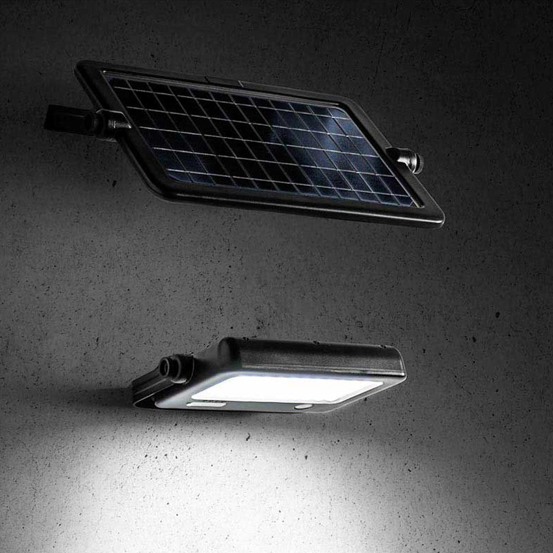 Solarni panel i LED reflektor sa PIR senzorom Elmark 98SOL302 1100lm 50W IP65 komplet - pogled 5