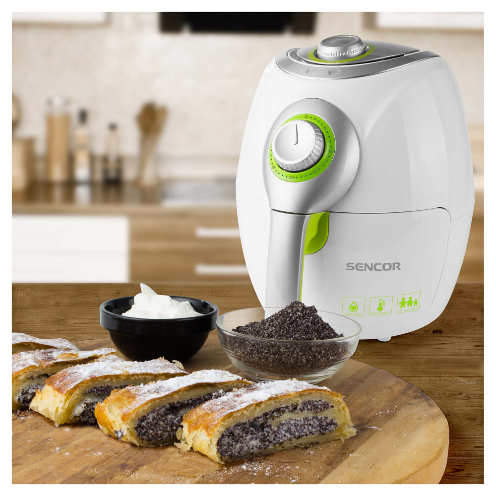 Friteza na vruć vazduh SENCOR SFR 3220WH - pogled 5