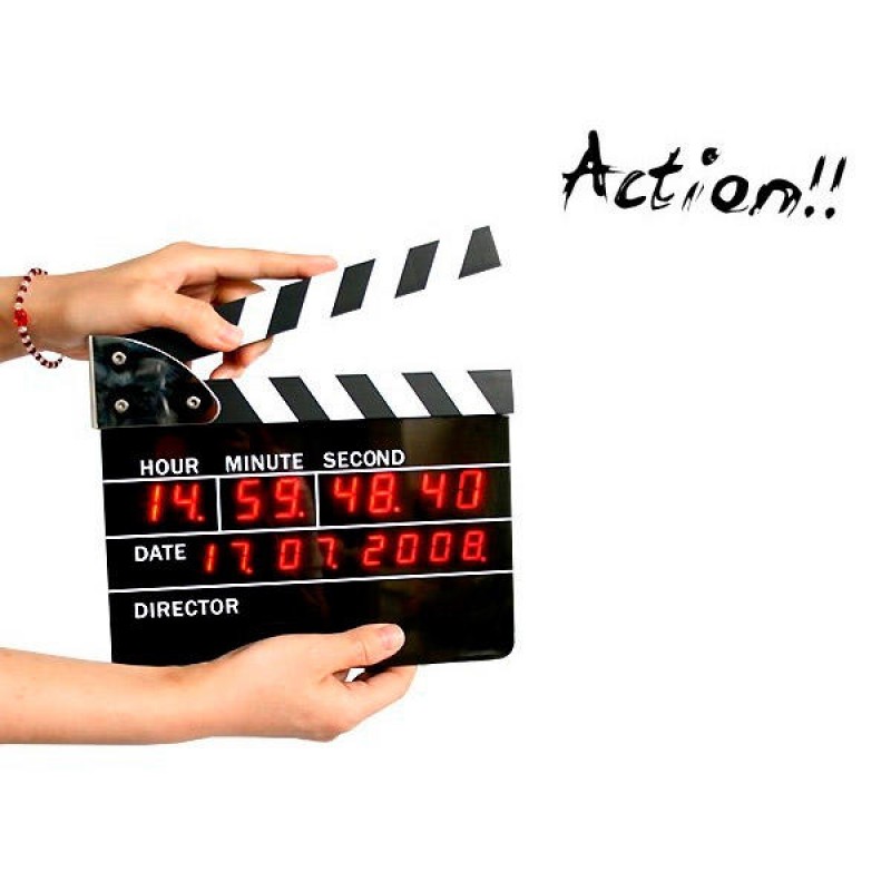 Digitalni sat sa alarmom Filmska klapna - pogled 5