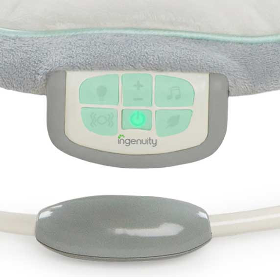 Ingenuity Bebi ležaljka sa melodijama, vibracijom i osvetljenjem Twinkle Teddy Bear - pogled 5