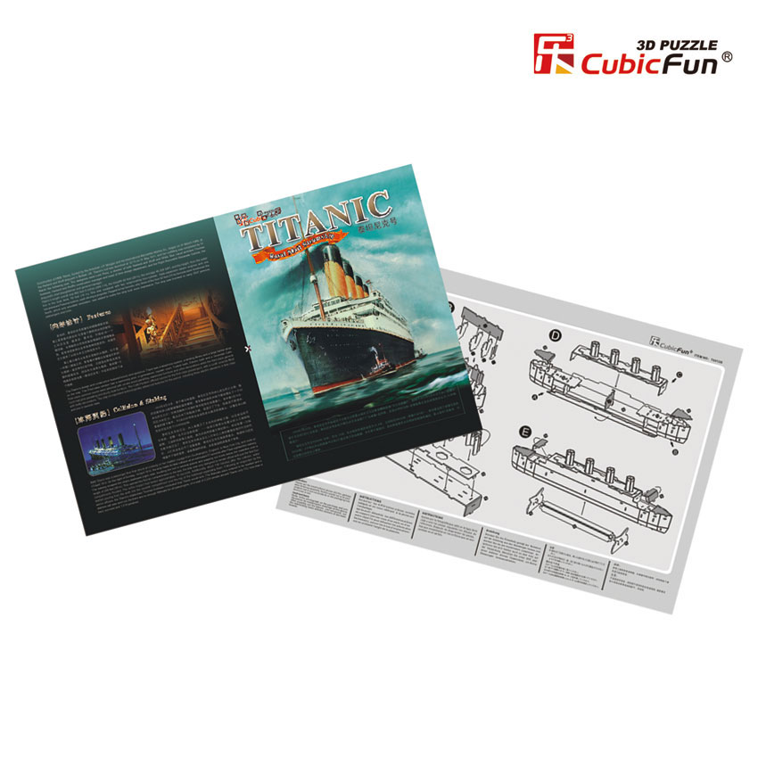 Titanik Maketa 3D Puzzle - pogled 5