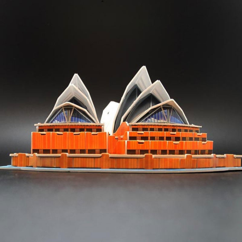 CUBIC FUN Sidnejska Opera  Maketa 3D Puzzle P178 - pogled 5