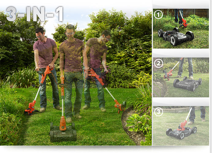 Električni trimer kosačica za travu Black And Decker ST5530CM - pogled 5