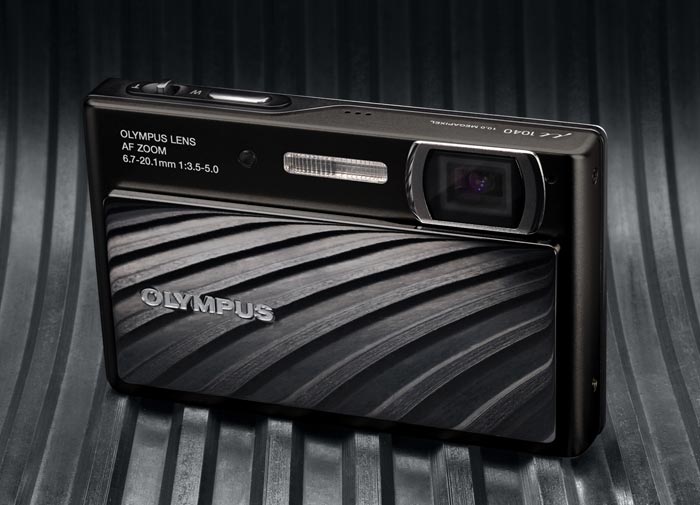 Olympus μ 1040 - digitalni fotoaparat - 10 MP - Black - pogled 5