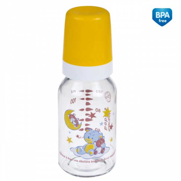 Canpol Baby Staklena flašica 120 ml Retro print 42/202 - pogled 5