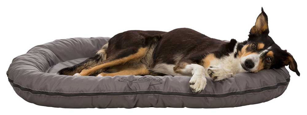 Ovalni jastuk za pse 120x95cm Samoa Classic grey Trixie 28246 - pogled 5