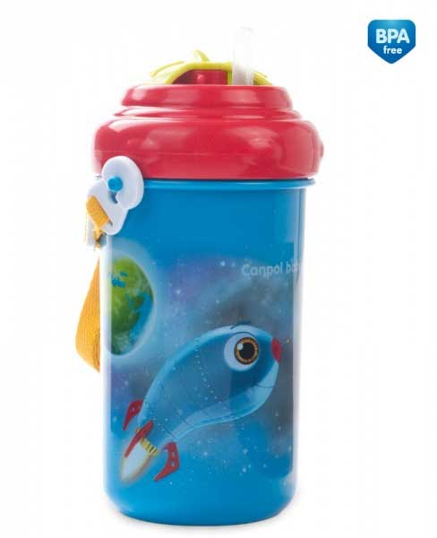 CANPOL Sportska bočica sa slamkom 400ml  4/102 - pogled 5