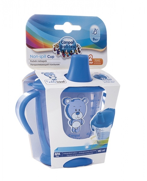 Canpol Non-spill čaša sa ručkama Teddy Friend 180ml  31/500 - pogled 5