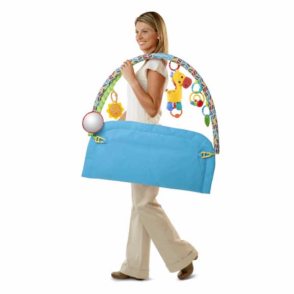 Bright Starts Aktiviti prostirka za bebe Zippy Zoo - pogled 5