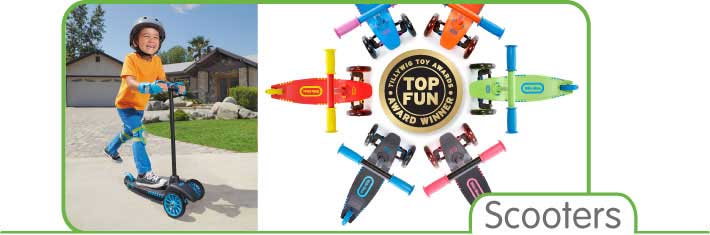 Little Tikes Trotinet Learn-to-Turn Red/Yellow - pogled 5