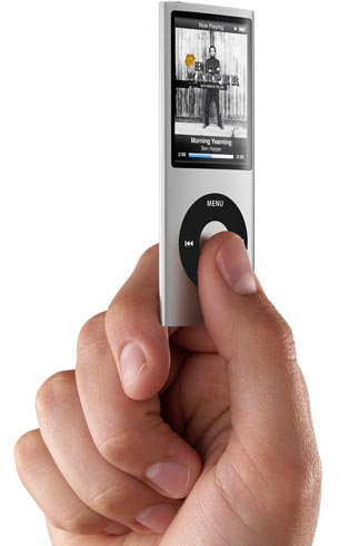 iPod Nano 4 GB silver - pogled 5