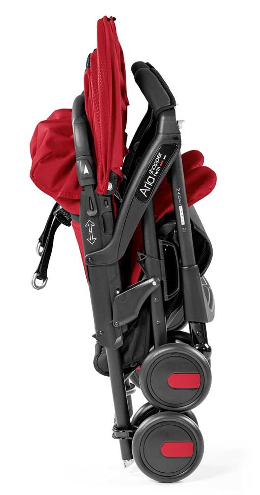 Peg Perego Kolica za blizance Aria Shopper Twin Mod Red - pogled 5