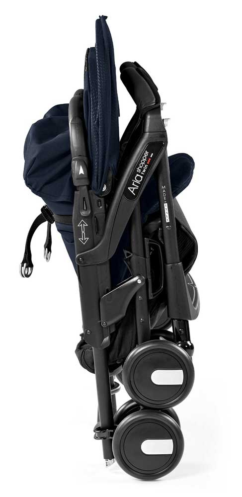 Peg Perego Kolica za blizance Aria Shopper Twin Mod Navy - pogled 5