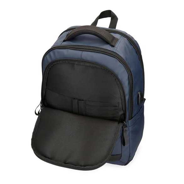 Ranac 44cm sa pregradama za laptop i tablet Pepe Jeans Hoxton blue 73428 - pogled 5