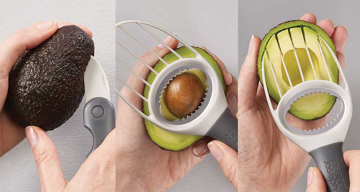 Joseph Joseph Alatka za čišćenje avokada 3u1 Duo Avocado - pogled 5