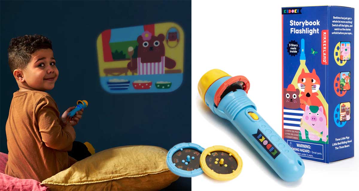 Kikkerland Projektor Lampa Priče u slikama 3u1 Kidoki - pogled 5