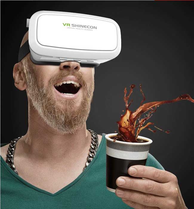 3D Virtual Reality naočare za Smart telefon VR Shinecon - pogled 5