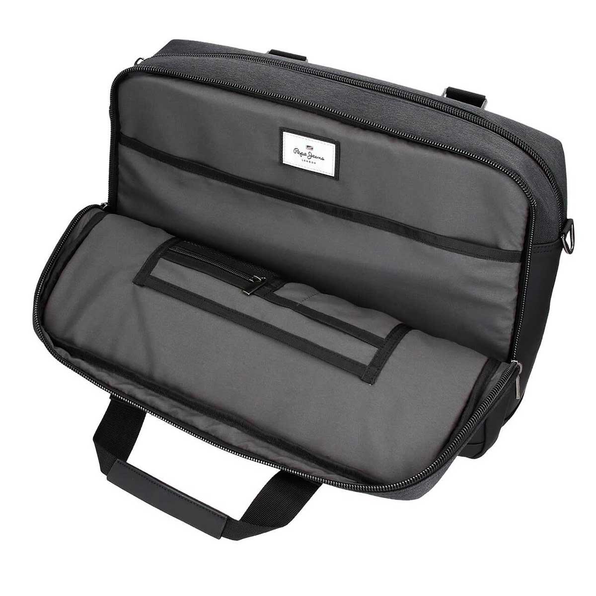 Laptop torba Pepe Jeans Jarvis black 71266 - pogled 5
