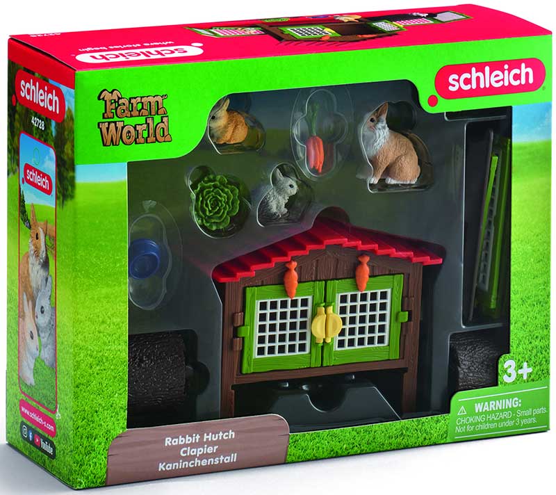 Schleich® Figurice Domaće životinje Kavez za zečeve i zečevi 42728 - pogled 5