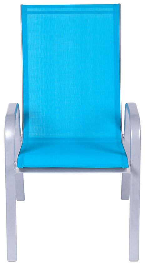 Garnitura Za Terasu od Metala, Tekstila i Stakla - Como Blue - pogled 5