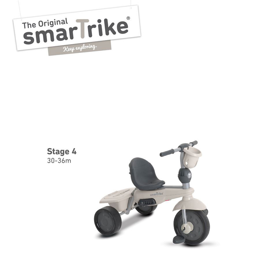 SMART TRIKE Tricikl 4u1 VOYAGE Grey 1950100 - pogled 5
