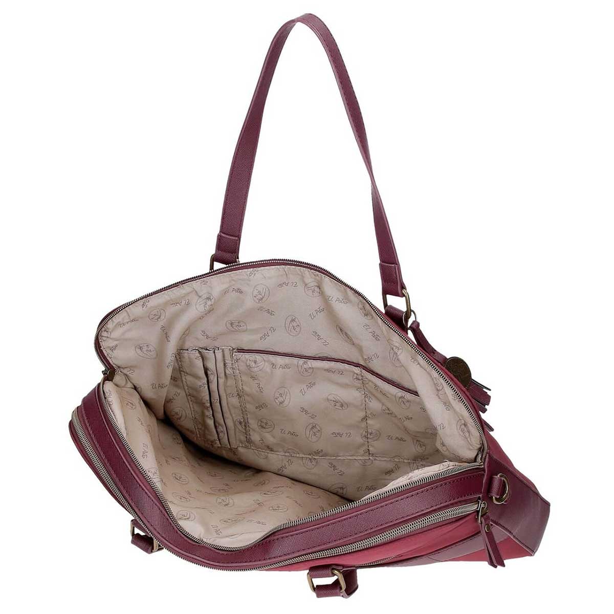 Laptop torba El Potro Lana bordeaux 52660 - pogled 5