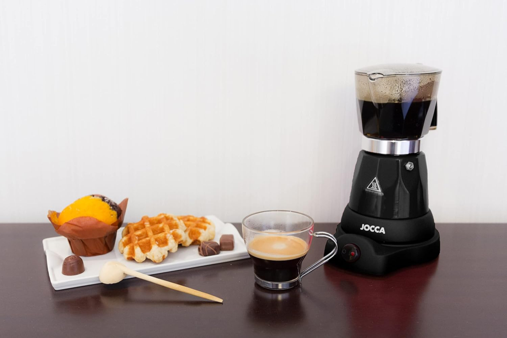 Električni espresso aparat Jocca 5449N Black - pogled 5