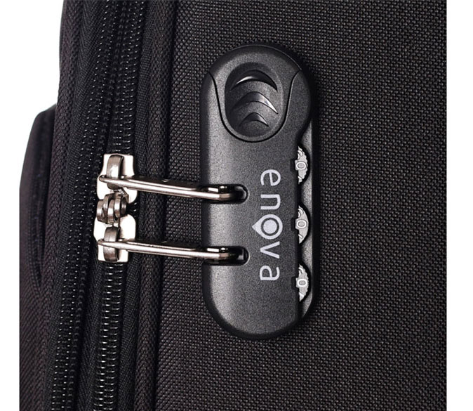 Mali, Srednji i Veliki Kofer Sa 4 Točka Enova Granada Black 506140 - pogled 5