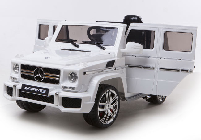 Dečiji automobil na akumulator Mercedes G 63 AMG beli - pogled 5