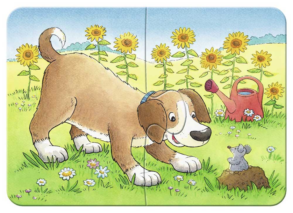 Ravensburger puzzle 20 delova - 4 u 1, ljubimci 06951 - pogled 5