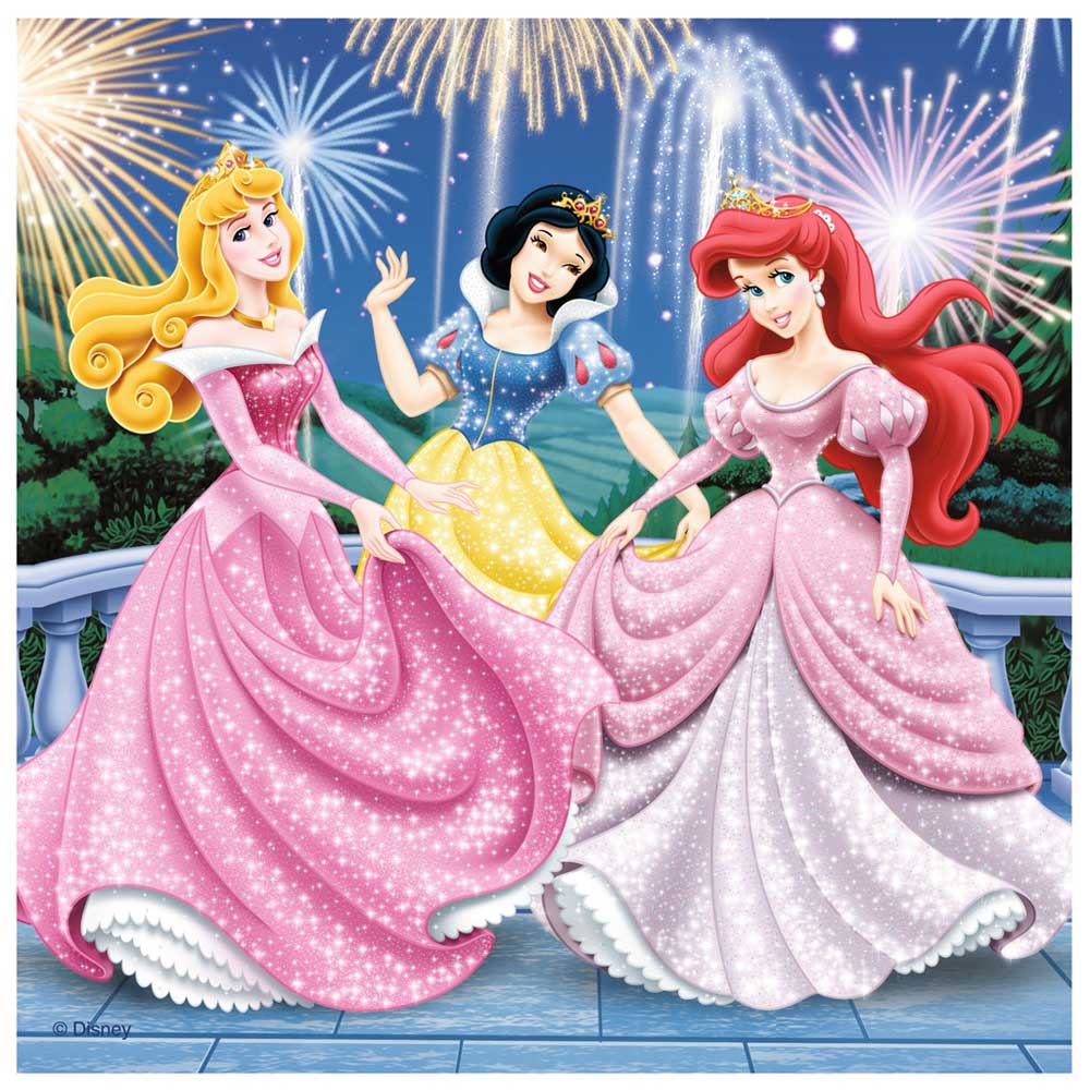 Ravensburger puzzle 43 dela -  4u1 Diznijeve princeze, 07132 - pogled 5