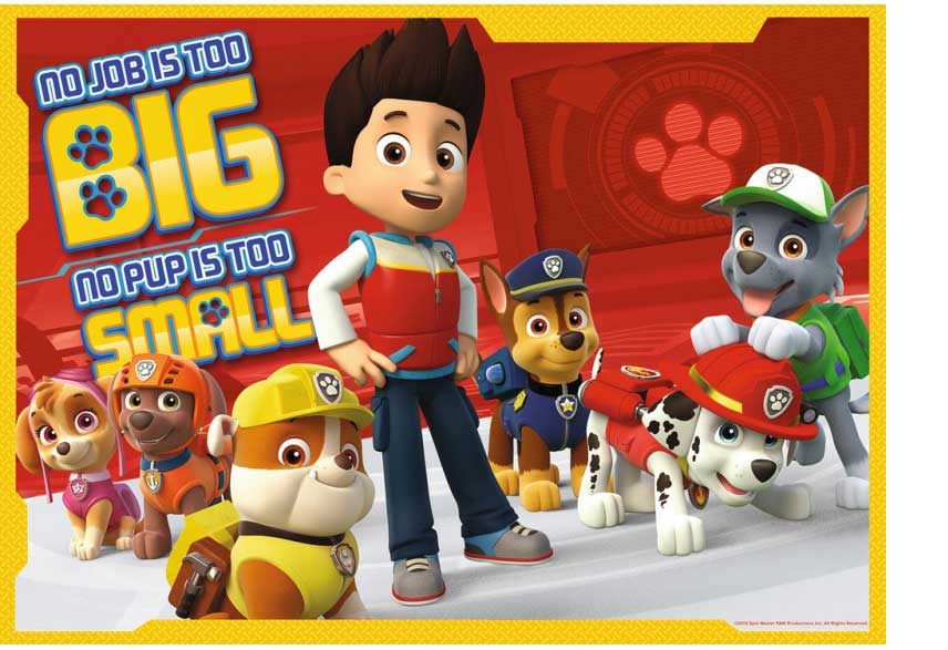 Ravensburger puzzle 168 delova -  Paw patrol 2 07034 - pogled 5