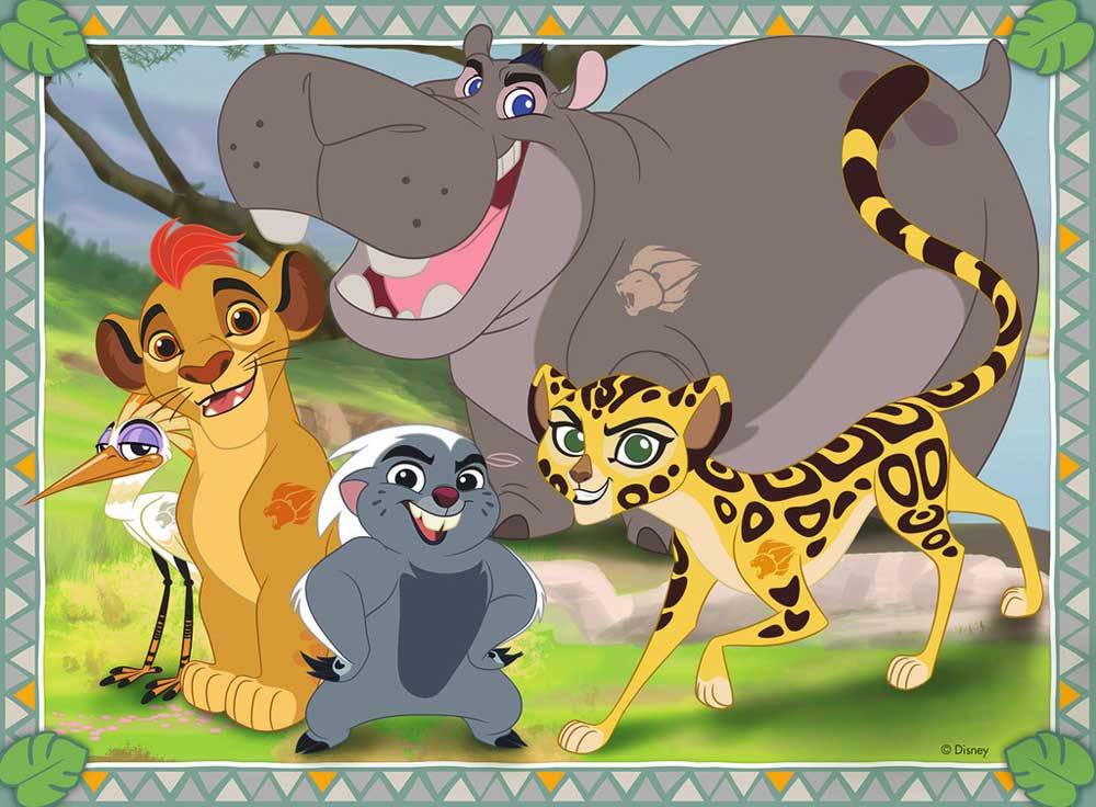 Ravensburger puzzle 72 dela -  4u1 Lion King, 07158 - pogled 5