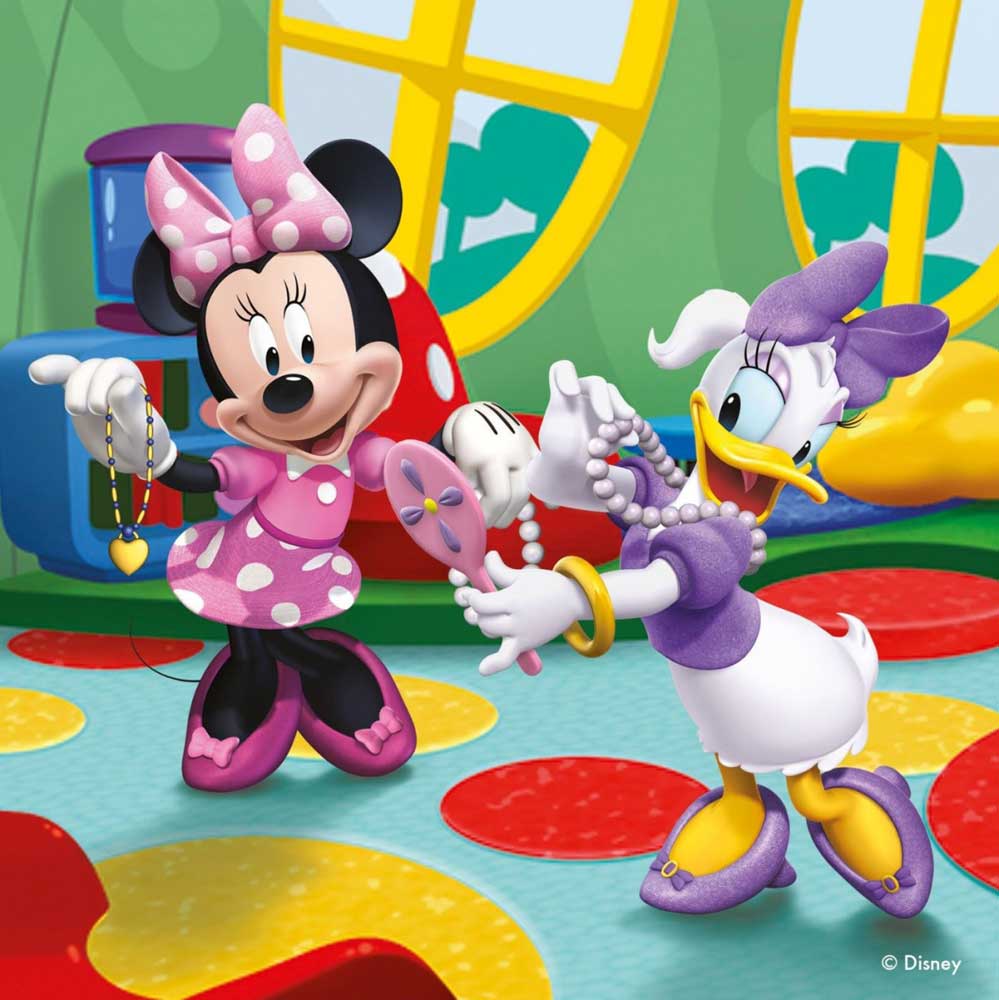 Ravensburger puzzle 122 dela - Miki Maus koferčić 07214 - pogled 5