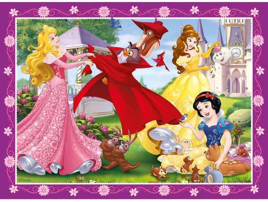 Ravensburger puzzle 72 dela - 4u1 Diznijeve princeze 07397 - pogled 5