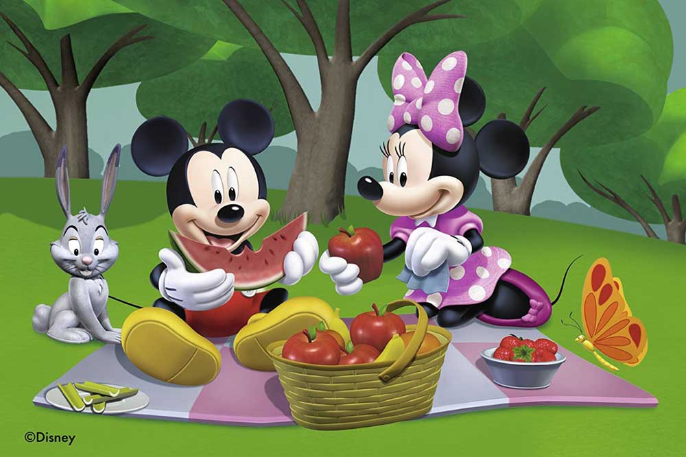 Ravensburger Kocke puzzle 6 delova - Miki Maus 07465 - pogled 5