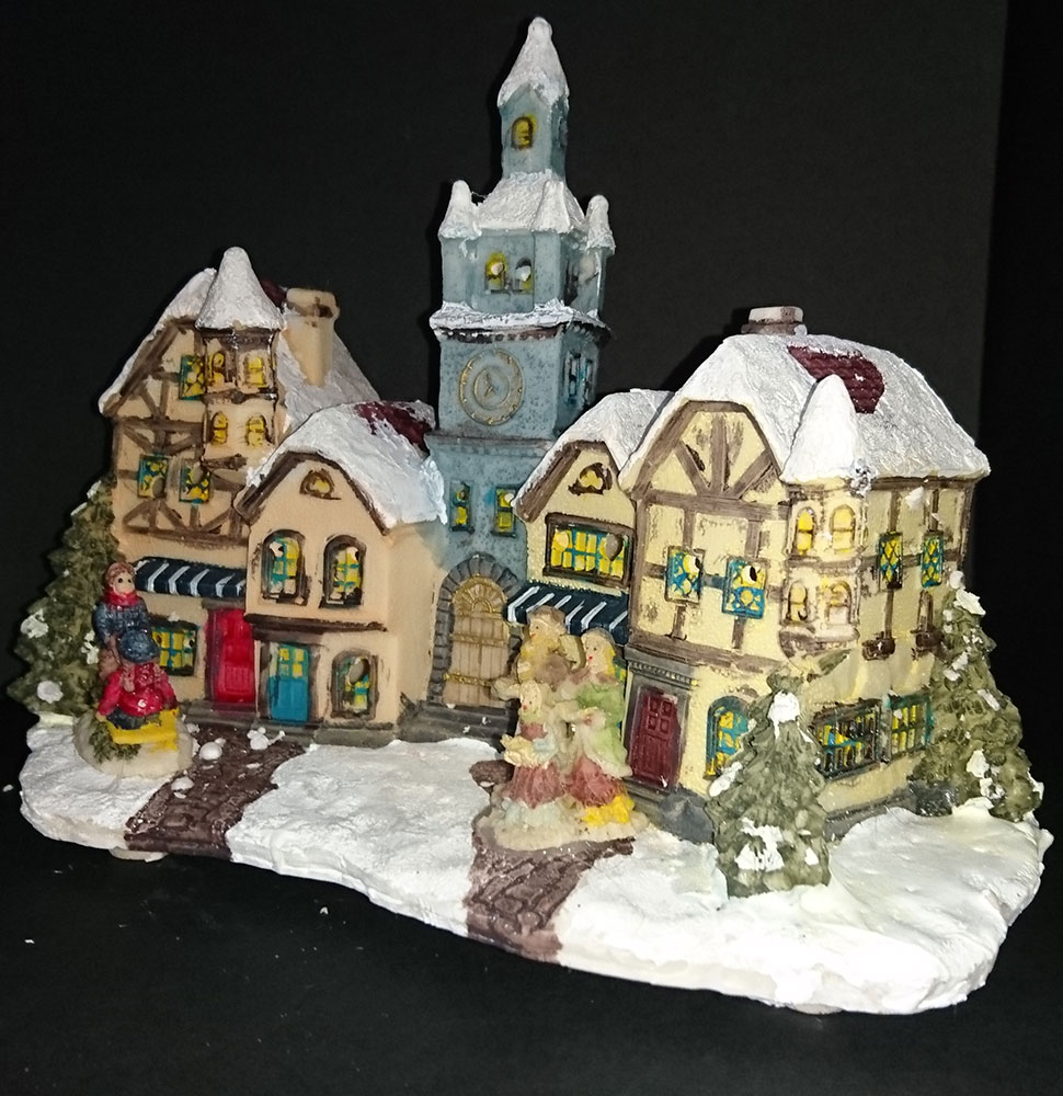 LED Svetleći Trg Sa Crkvom - Novogodišnja Dekoracija - pogled 5