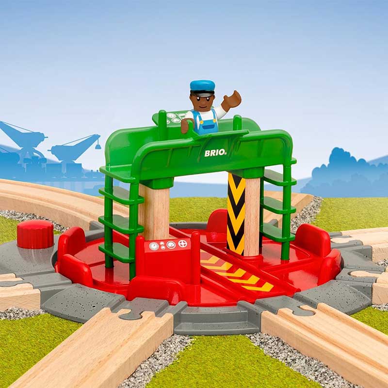 BRIO Igračka dodatak za prugu Skretnica sa kontrolnim mostom 33476 - pogled 5