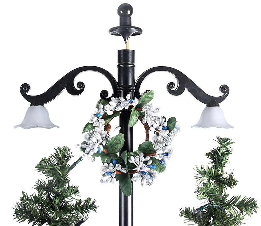 Novogodišnja Dekoracija 75 cm - Lampa, Sneg, Jelke, Sneško, Kišobran - pogled 5