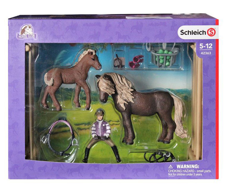 Schleich Figurice Domaće životinje - Konji - Jahačica sa ponijima 42363 - pogled 5