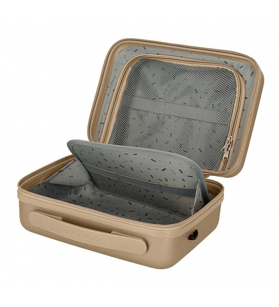 Kofer neseser za kozmetiku Movom Wood champagne 53139 - pogled 5
