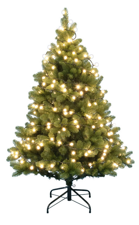 Svetleće loptice za jelku toplo bele 50LED 4 metra - pogled 5