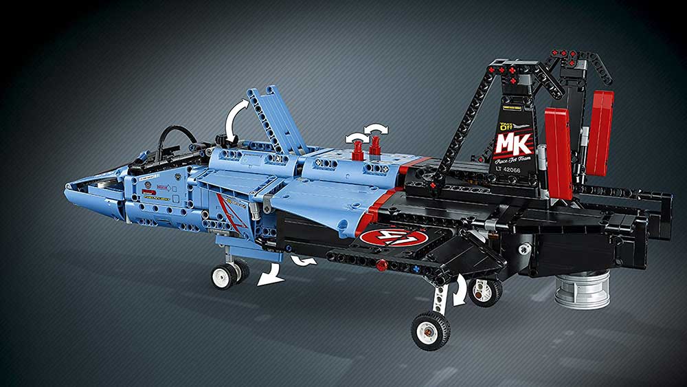 LEGO® Technic - Model 2 u 1 - Air Race Jet - Private Jet - Trkački mlaznjak - Privatni mlaznjak 1151 delova 42066 - pogled 5