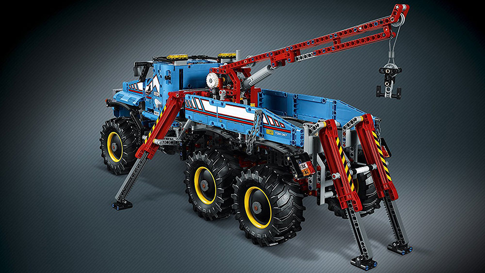 LEGO® Technic - Model 2 in 1 - 6x6 All Terrain Tow Truck - Research Explorer Vehicle - Svestrani šlep kamion - Terensko istraživačko vozilo 1862 delova 42070 - pogled 5