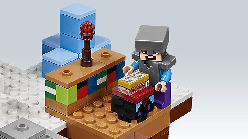 LEGO® Minecraft kocke  The Ice Spikes - Ledeni vrhovi  454 dela  21131 - pogled 5